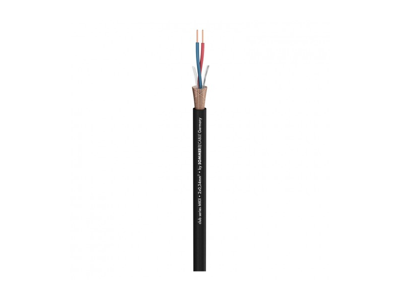 SOMMER CABLE Club Series MKII; 2 x 0,34 mm2; O 6,50 mm; black PVC